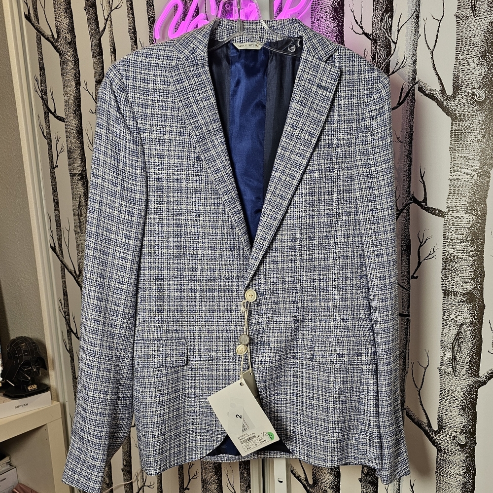 Manuel Ritz Men’s Tweed Blazer NWT -  44